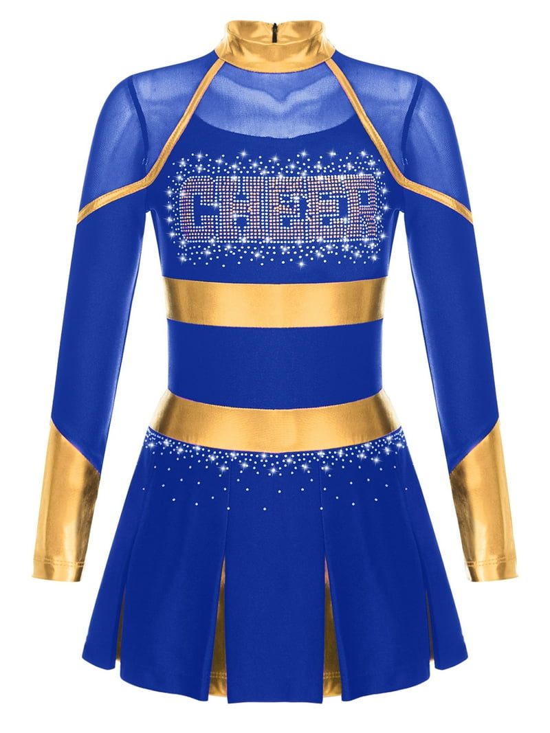 iEFiEL Girls Cheer Leader Dancewear Schoolgirl Cheerleading
