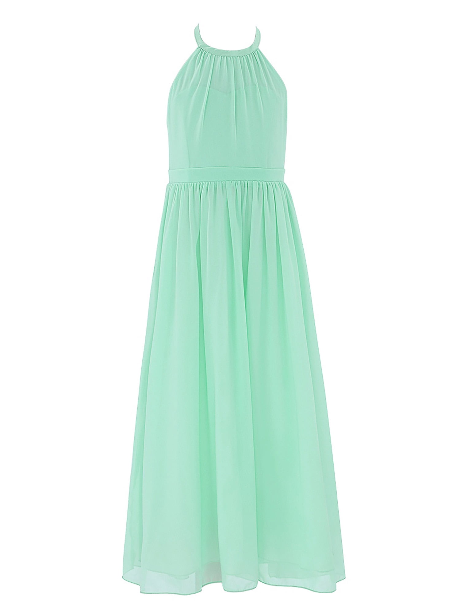 turquoise and lime green bridesmaid dresses Illusion Halter Tulle Turquoise Bridesmaid Dresses for Beach Weddings –  loveangeldress main image 0