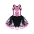thumbnail image 1 of iEFiEL Girls Glitter Mermaid Costume Ballet Dance Gymnastics Leotard Tutu Dress Pink 12, 1 of 7