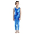 thumbnail image 1 of iEFiEL Girls Metallic Ballet Dance Unitard Gymnastics Performance Leotard, 1 of 5