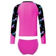 thumbnail image 1 of iEFiEL Girls Printed Swimwear Rashguard Set Long Sleeve Swim Tops with Briefs Swimsuit Outfit Bathing Suit Pegasus&Rose 8, 1 of 7