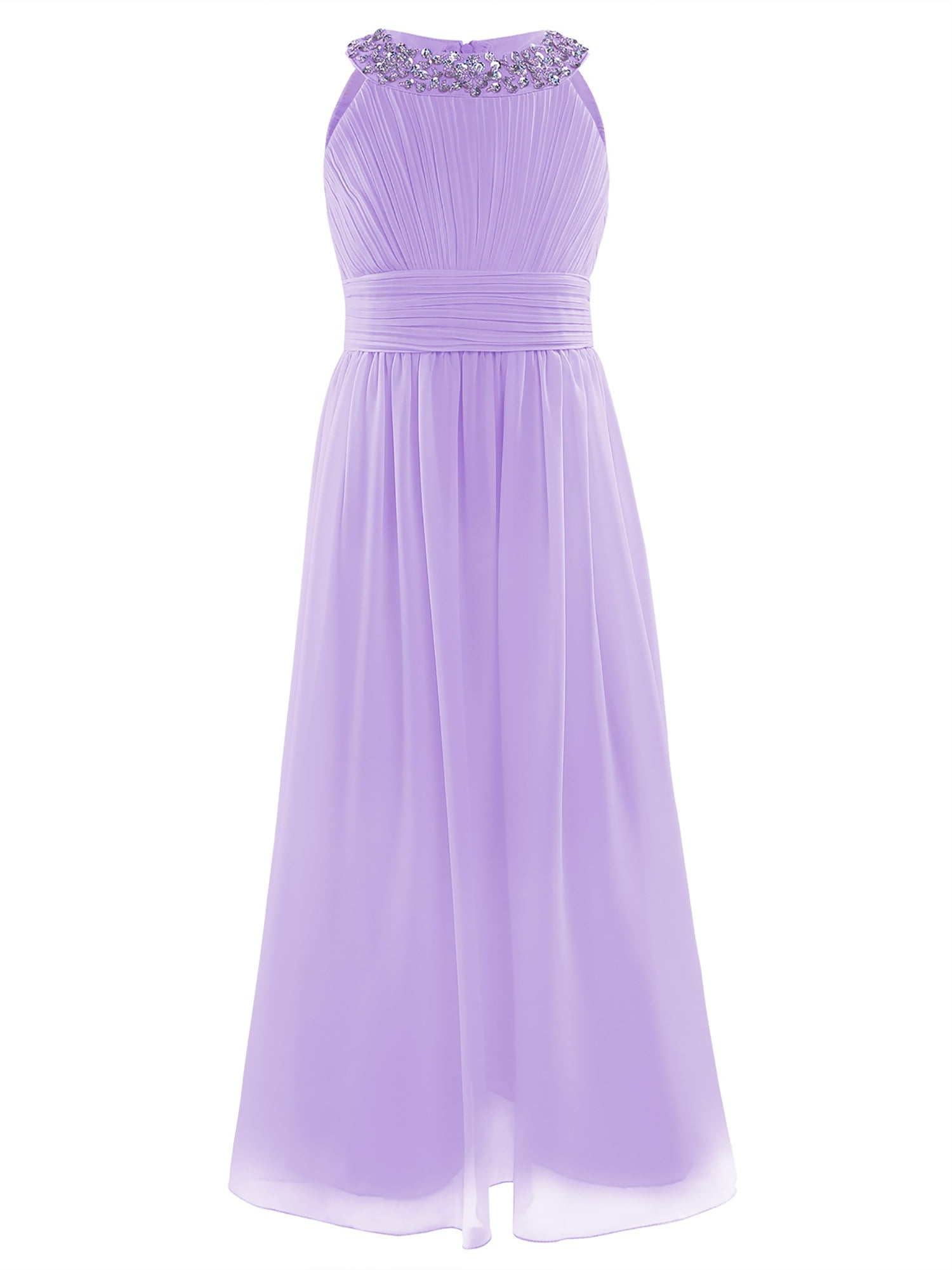 iefiel bridesmaid dresses Iris Embroidered Chiffon Bridesmaid Dress main image 0