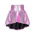 thumbnail image 1 of iEFiEL Girls Shiny Metallic Dance Skirt Flared Hip Hop Jazz Dance Skort, 1 of 7