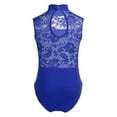 thumbnail image 1 of iEFiEL Girls Sleeveless Lace Back Ballet Dance Gymnastics Leotard Blue-B 13-14, 1 of 7