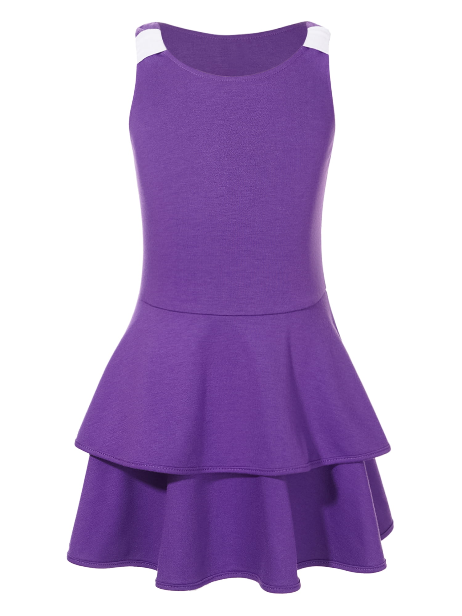 iEFiEL Girls Sleeveless Tennis Dress Golf Sports Outfit Cheerleading