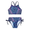 thumbnail image 1 of iEFiEL Girls Summer Swimwear Beach Sport Halter Tankini Swimsuit Bathing Suit Green 2-3, 1 of 7
