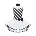 thumbnail image 1 of iEFiEL Kids Girls Christmas Party Candy Cane Costume Figure Skating Sequins Stripes Tutu Dress Black-D 12, 1 of 5