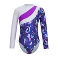 thumbnail image 1 of iEFiEL Kids Girls Long Sleeve Gymnastics Dance Yoga Leotard Biketard Unitard,Sizes 4-14, 1 of 7