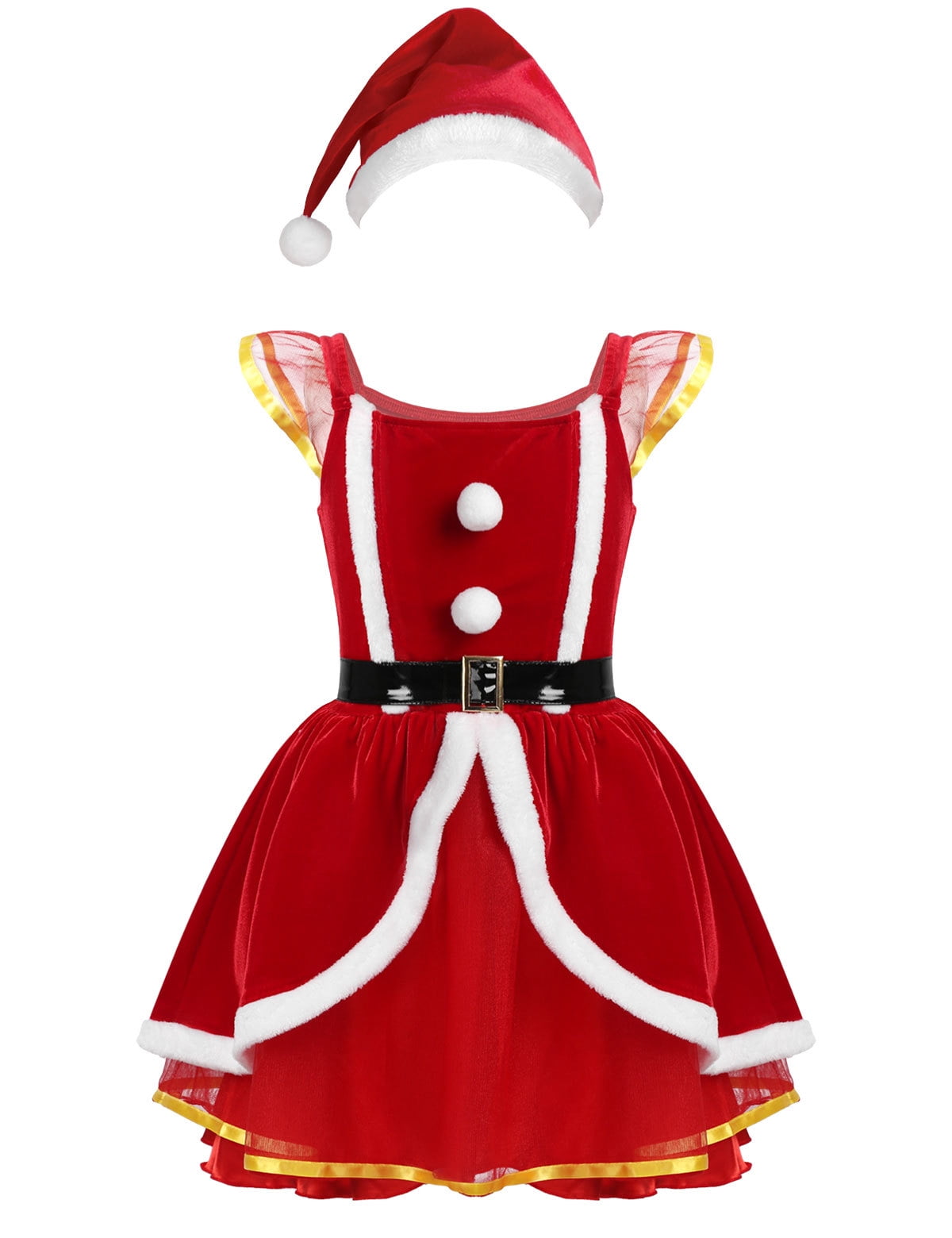 iefiel-kids-girls-outfit-christmas-santa-claus-costume-princess-dress