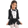 thumbnail image 1 of iEFiEL Kids Girls Sequins Ballet Dress Bow Tie Tuxedo Gymnastics Leotard Dance Costume, 1 of 7