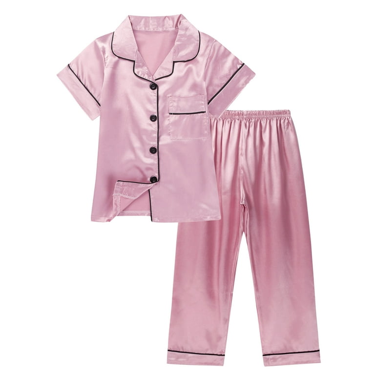 Satin pyjamas for discount girls