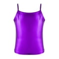 thumbnail image 1 of iEFiEL Kids Girls Sparkly Sequined Dance Top with Front Liner,Sizes 6-16 Purple-a 10, 1 of 7