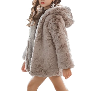 Girl's Plush Faux Fur Collar Winter Cute Neckerchief Scarf Neck Warmer Soild . e