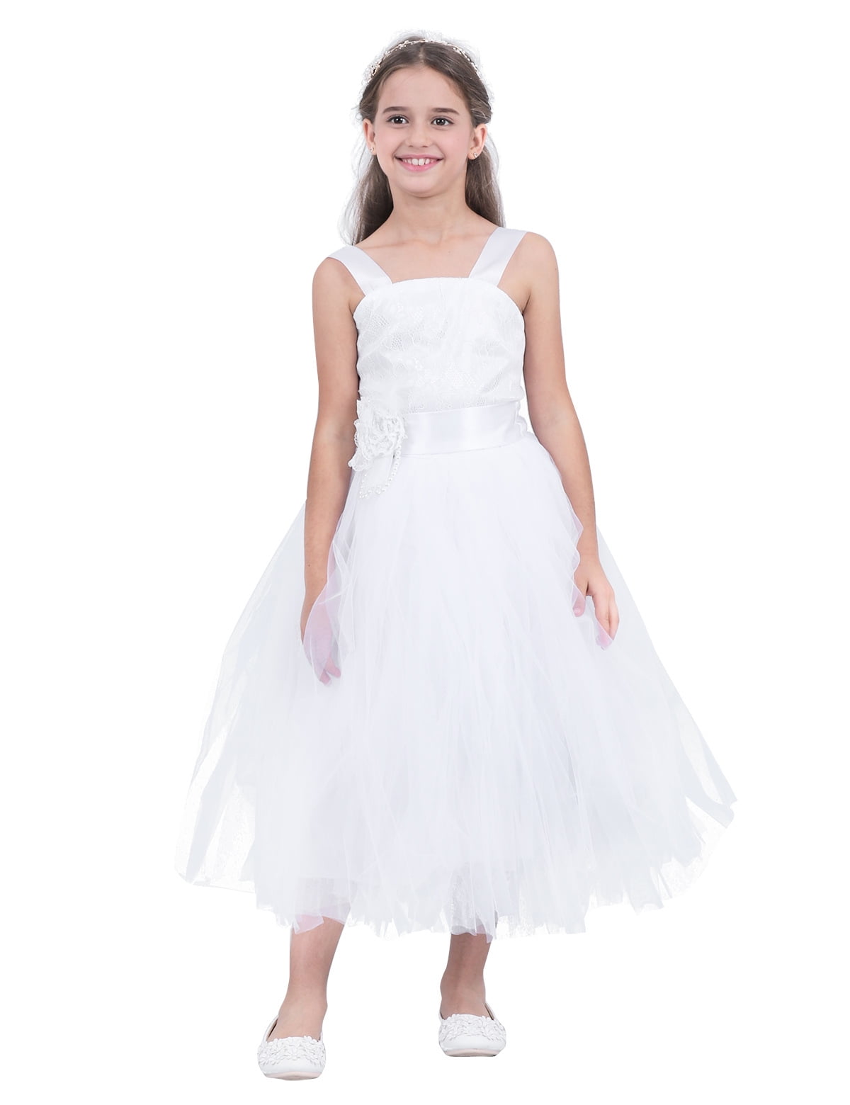 Sweet Black Small Flying Sleeves Embroidered Waist A-line Tulle Birthday Party Homecoming Dress cc4482 main image 0