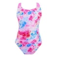 thumbnail image 1 of iEFiEL Little and Big Girls Swimsuit Sleeveless Swimwear Bathing Suit,1-Piece,Sizes 4-16 Colorful Fish Scales 6, 1 of 7