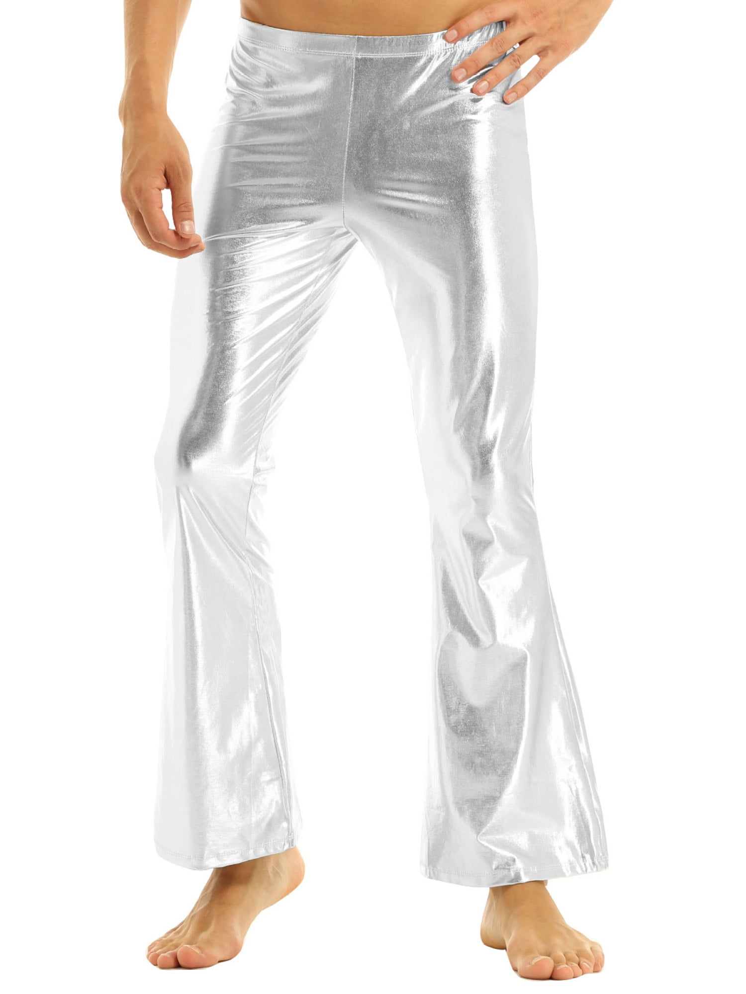 huge discountshiny disco pants with bell