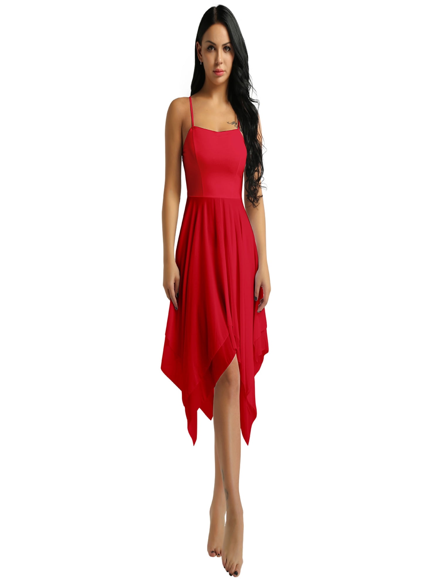 Women's Lyrical Ballet Dance Dress with High-Low France Ubuy