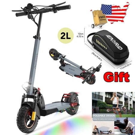 iENYRID 800W 10Ah Commuter E-Scooter w/Seat, 28mph 26mi 3-Speed for Adults/Teens 12+