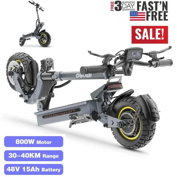 iENYRID Electric Scooter for Adult with Seat and Storage Bag, 28 MPH & 20 Miles, Foldable Adults Commuting Escooter with 700W 48V 13AH Li-battery & 10" Off-road Vacuum Tire,264 Lbs Capacity