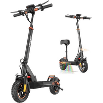 iENYRID Electric Scooter for Adult with Speak & Bluetooth,Seat,Storage Bag & Seat Bag, 28 MPH & 20 Miles, Foldable Adults Off-road E-scooter with 700W 48V 13AH Li-battery & 10" Vacuum Tire