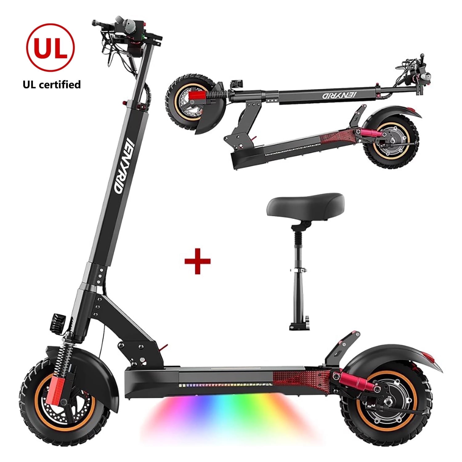 iENYRID M4 E-Bike, Foldable with Seat, 600W, 10'' Tires, 28 iENYRID M4 E-Bike, Foldable with Seat, 600W, 10'' Tires, 28