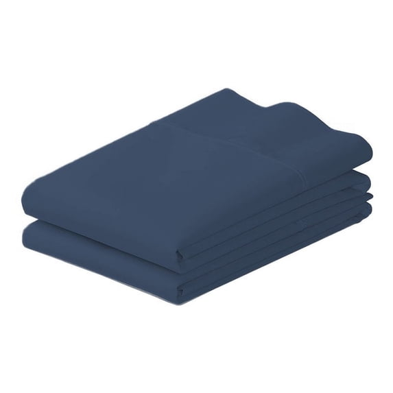 iEnjoy Home 2-PC Premium Ultra Soft Standard Pillow Case Set in Navy