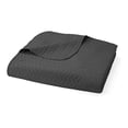thumbnail image 1 of iEnjoy Home 3-PC King Soft Herring Print Quilted Coverlet Set in Gray, 1 of 3