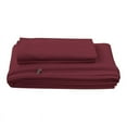 thumbnail image 1 of iEnjoy Home 3-PC King Ultra Soft Microfiber Duvet Cover Set in Burgundy Red, 1 of 3