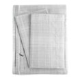 thumbnail image 1 of iEnjoy Home 3-PC Twin Soft Thatch Print Duvet Cover Set in Gray, 1 of 3
