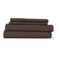 thumbnail image 1 of iEnjoy Home 4-PC Premium Ultra Soft Queen Bed Sheet Set in Chocolate, 1 of 3