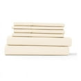 thumbnail image 1 of iEnjoy Home 6-PC Luxury Ultra Soft Full Bed Sheet Set in Ivory, 1 of 3