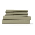 thumbnail image 1 of iEnjoy Home 6-PC Luxury Ultra Soft King Bed Sheet Set in Sage Green, 1 of 3