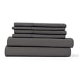 thumbnail image 1 of iEnjoy Home 6-PC Luxury Ultra Soft Twin Bed Sheet Set in Gray, 1 of 3