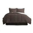 thumbnail image 1 of iEnjoy Home 8-PC Premium Modern Microfiber Full Bed in a Bag in Chocolate, 1 of 3