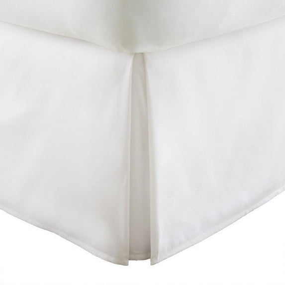 iEnjoy Home 8-PC Premium Pleated Dust Ruffle Twin Bed Skirt in White