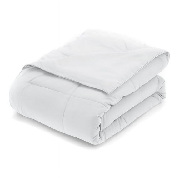 iEnjoy Home Twin All Season Premium Down Alternative Comforter in White