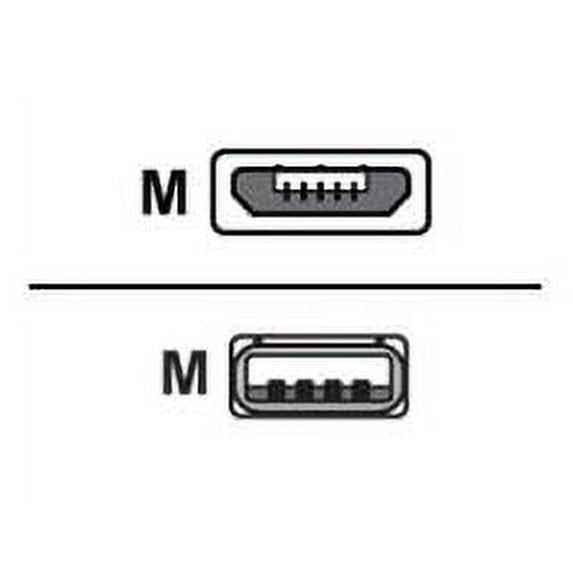 6FT MICROUSB CBL RED