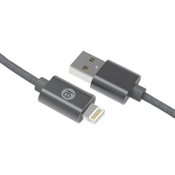 iEssentials Lightning/USB Data Transfer Cable, Gray