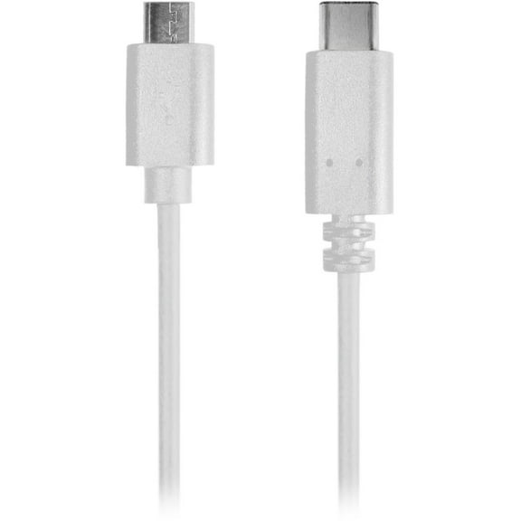 iEssentials Micro-USB to USB-C Charge and Sync Cable - 1-Meter, White