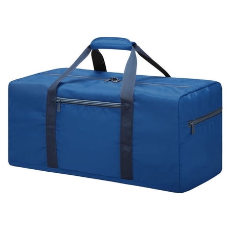 IFARADAY 22" Foldable Lightweight Waterproof Travel Duffel Bag, Blue