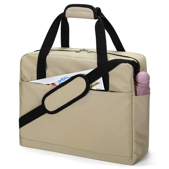 iFARADAY Carry on Duffle Bag for Travel - 16x7x12.5 Airline Approved Personal Item Travel Bag with Shoulder Strap for Men and Women (Camel)