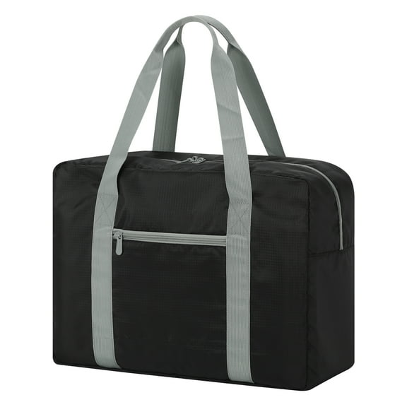 iFARADAY Carry on Duffle Bag for Travel - 18x7x13.5 Airline Approved Personal Item Travel Bag for Men and Women (Black)