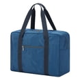 thumbnail image 1 of IFARADAY Durable Lockable Weekender Travel Bag with Compartments, Airline Approved Personal Item, 18x7x13.5, Blue, 1 of 5