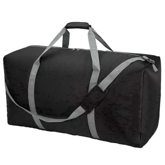 iFARADAY 32.5 inch Extra Large Moving Duffel Bag Lightweight Luggage for Travel,Black