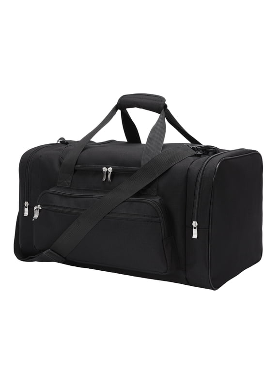 Lightweight Unisex Outdoor Weekender Duffel Bag, 20 Inch, Black