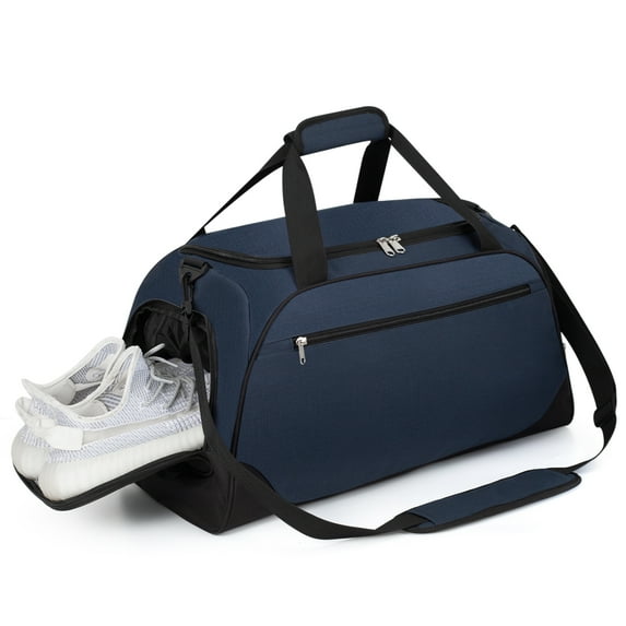iFARADAY Unisex 55L Sport Gym Duffle Shoes Compartment (Blue)