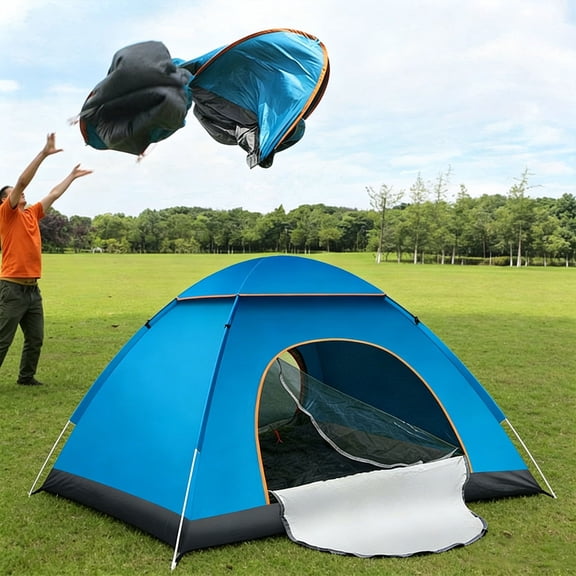 iFCOW Camping Tent 2-3 Person, Automatic Instant Pop Up Waterproof Windproof Anti-UV Easy Setup, Instant Easy Setup Tent for Hiking, Outdoor, Travel, Camping, Donation