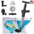 thumbnail image 1 of iFCOW High Pressure Toilet Plunger,Toilet Clog Remover Tool Kit, Powerful High-Pressure Drain Plumb Stainless Steel Plunger for Toilets, Sinks, and Drains, 1 of 11