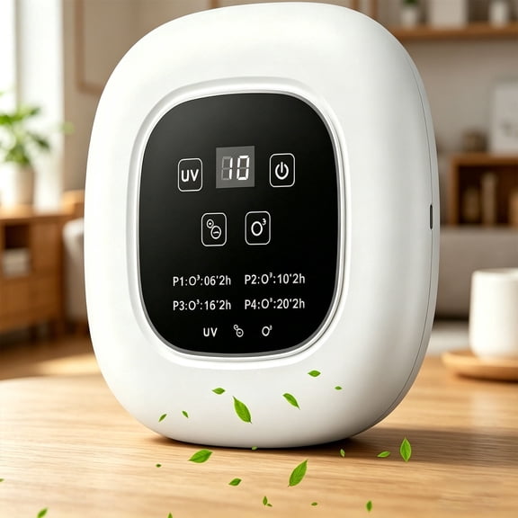 iFCOW Plug-in Mini Ozone Odor Eliminator, Portable Air Purifier Deodorizer for Bedroom Kitchen Pets Shoe Car