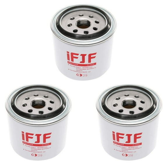 iFJF 3Pcs FD3375 Spin-on Fuel Water Separator Filter Replacement for E250 E350 F250 F350 7.3L 1988-1994 Diesel Engines Replaces F2TZ9N184A FS1281 PS6554A